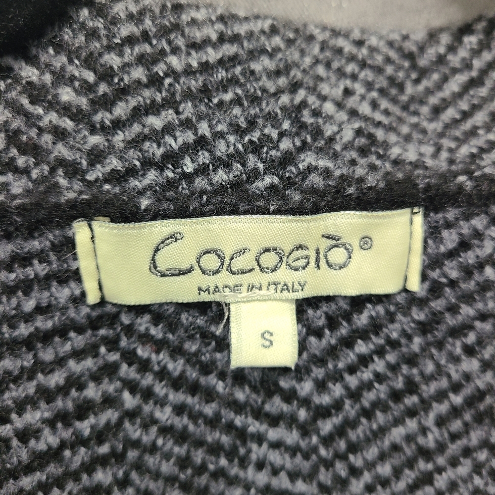 Cocogio Gray Herringbone Blazer‎ ITALY SMALL - Picture 5 of 15